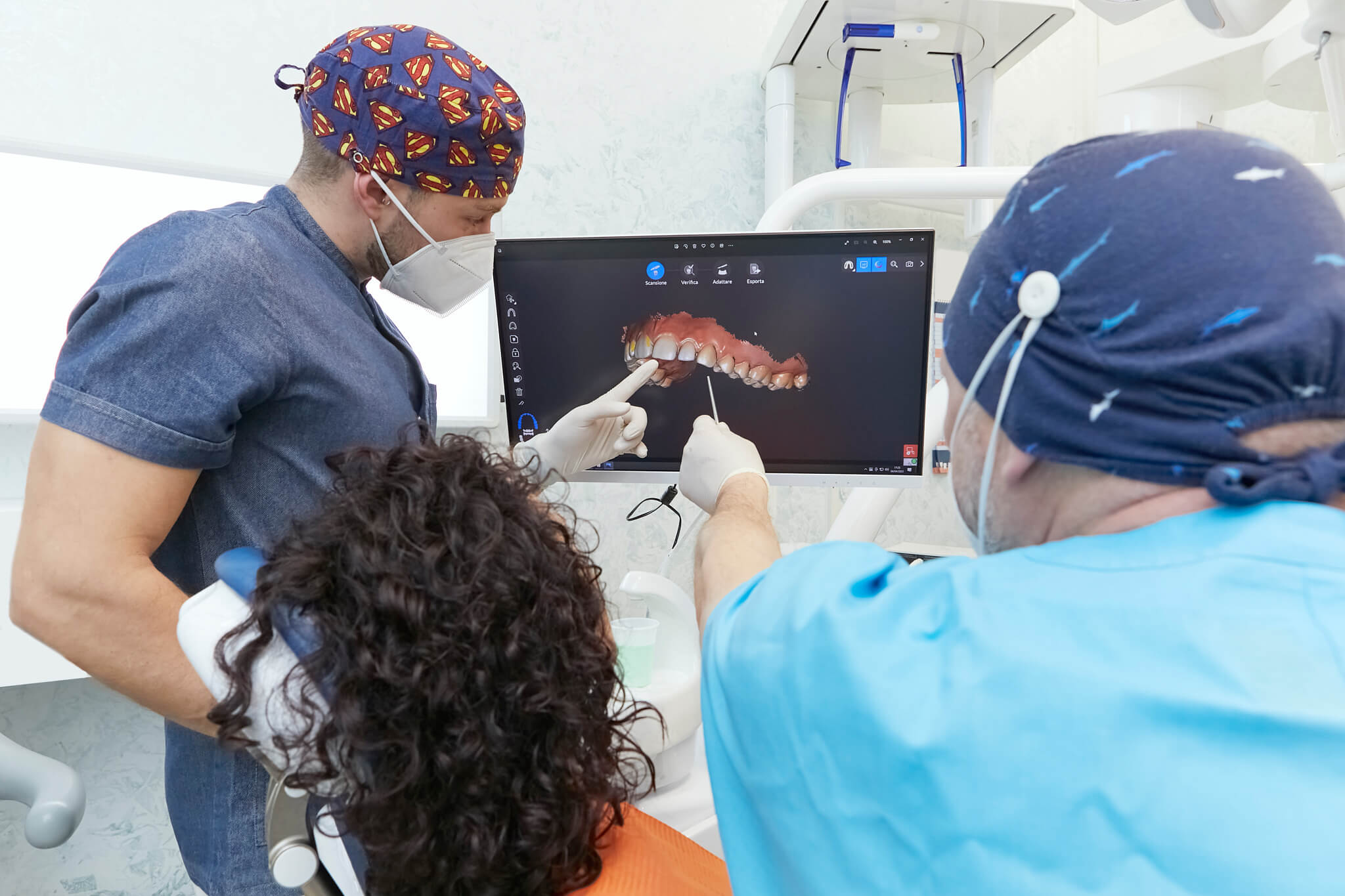 studio dentistico tg dental roma dentista finocchio borghesiana gnatologia ortopanoramica scanner 3d impronta digitale