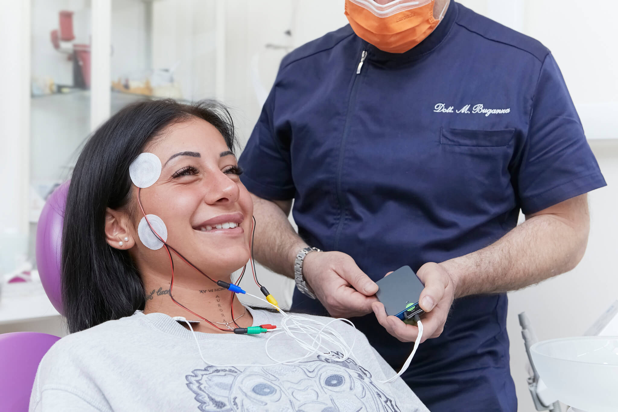 tg dental studio dentistico roma dentista finocchio borghesiana elettromiografia